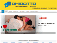 Tablet Screenshot of ghirotto.it